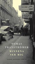 boekomslag Minnena ser mig, självbiografi van Tomas Tranströmer